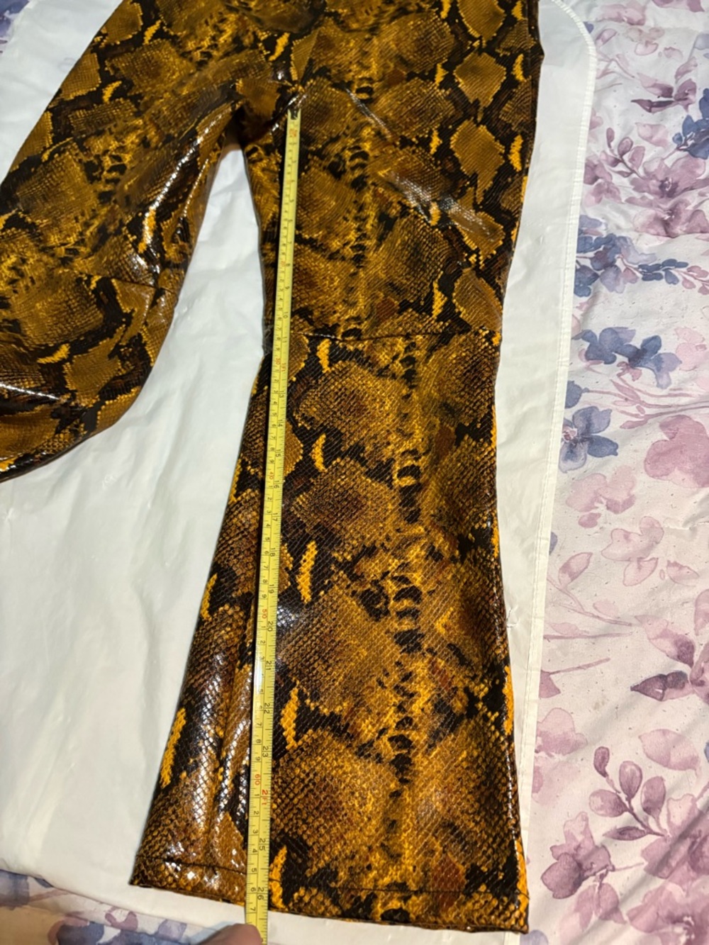 Urban Outfitters Snake-Print Flare Pants - Picture 9 of 16